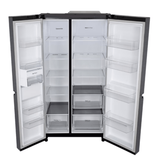 LG 650L 3 Star GL-B257HMC3 Side-by-Side Refrigerator - Image 2